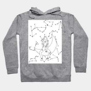 Ledge of the Moon - Outline Hoodie